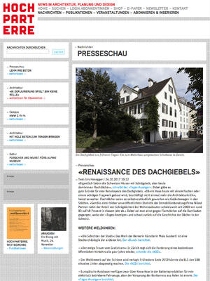 Renaissance des Dachgiebels